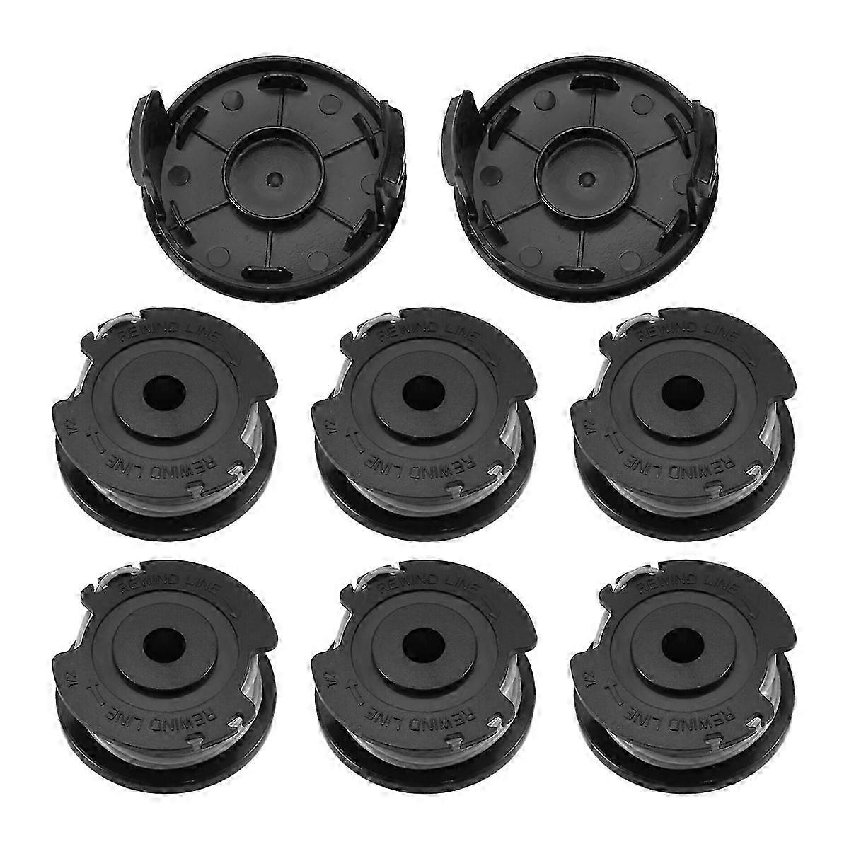 8pcs String Trimmer Spool Compatible With Cordless Grass Strimmer Spool Replacement For Bosch