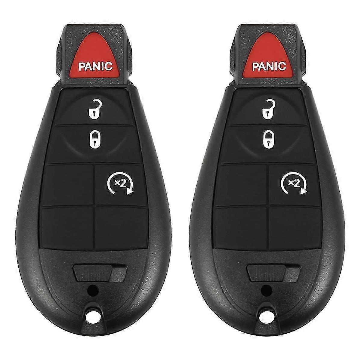 Car Key Fob for Dodge Ram 1500 2013-2021 2500 3500 4500 5500 2013-2018 Keyless Entry Remote Control GQ4-53T 4 Buttons 2025