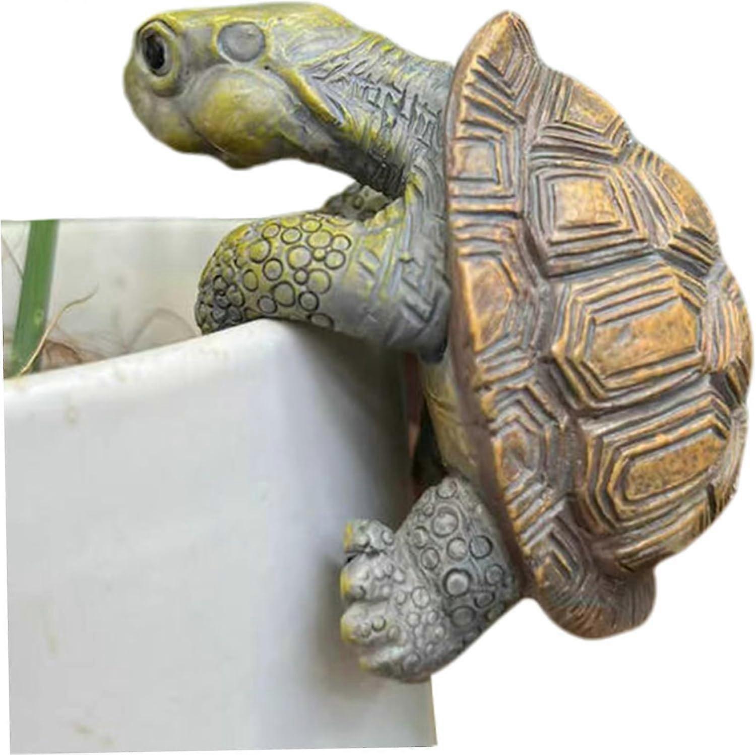 Turtle Statues, Garden Turtle Figures, Animal Pendant, Hanging Statue, Resin Sculpture, Garden Ornament (Turtle 1)