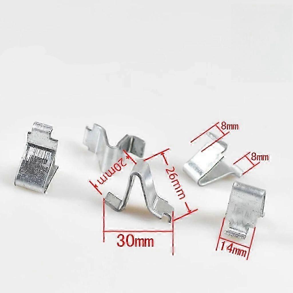 Adjustable Steel Pilaster Shelf Support Clip (14 Pieces)