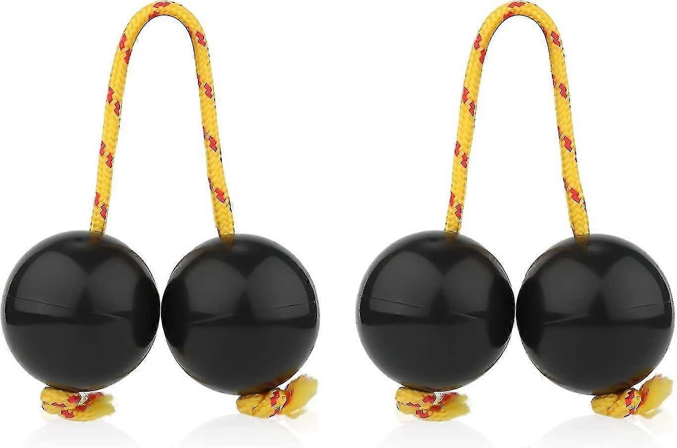 2er-Pack afrikanische Handpercussion Shaker Instrumente, Kashaka Rassel Rhythmic Ball für Aslatuas