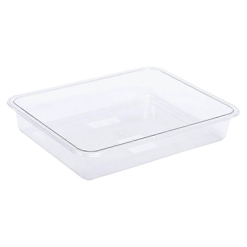 Party Trays And Platters Rectangular Transparent Dish For Fast Food Restaurants Home Use 32.00X26.0CM Resistant To Fall 1Pcs
