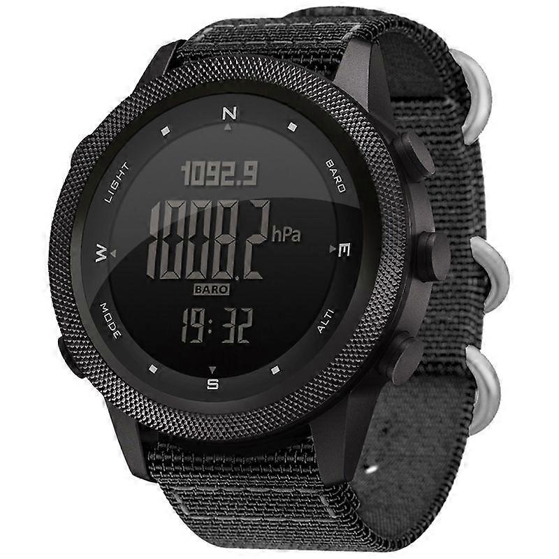 Smart Watch, Men Outdoors, Fitness Tracker, Black