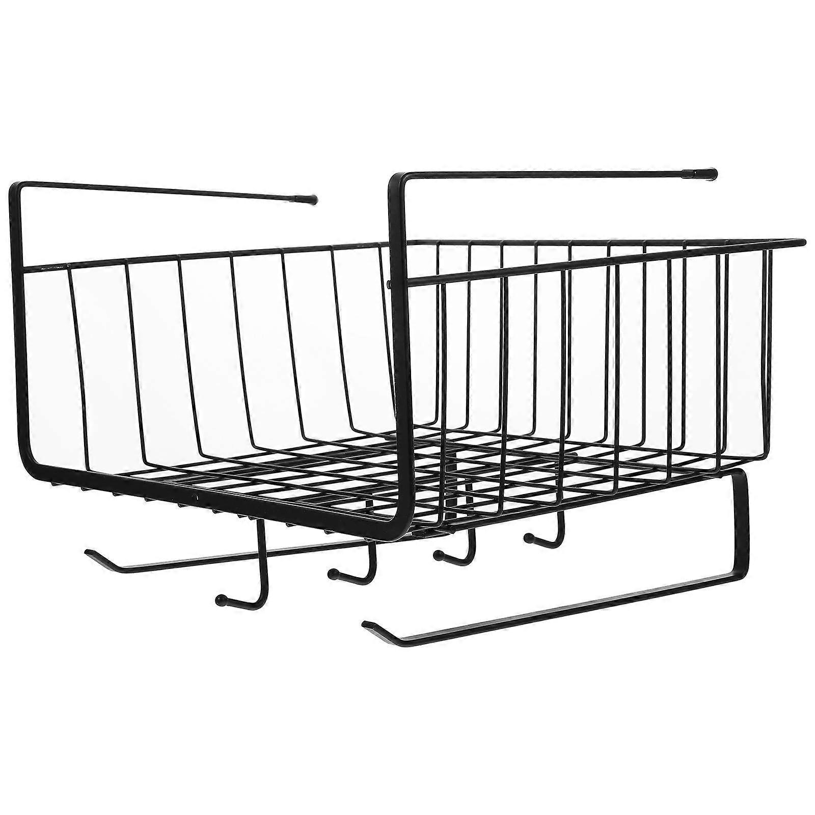 It looks like you've provided a product title or listing description for a **carbon steel under shelf storage basket** — likely used as a **hanging
