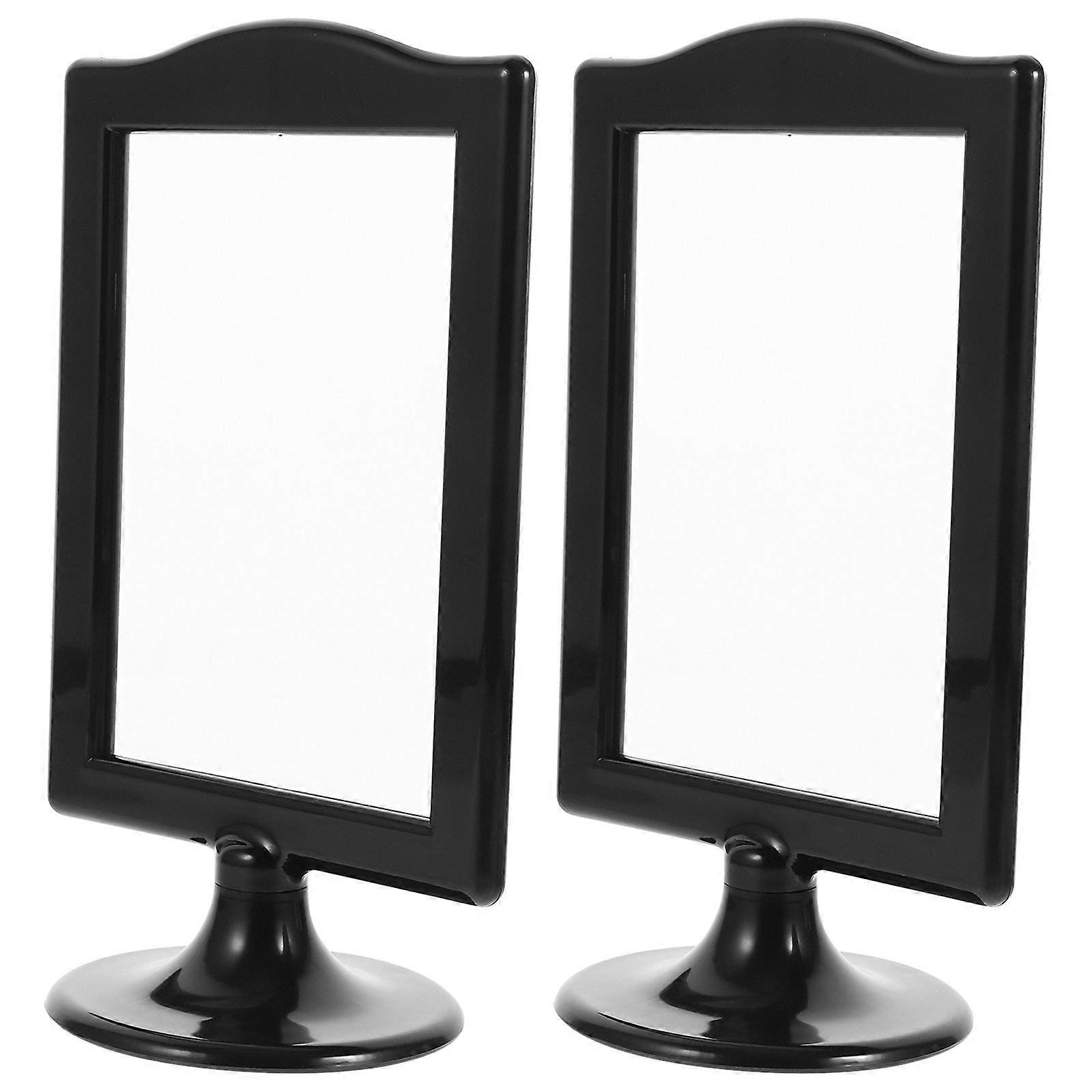 Table Frames Vertical Picture Frame Home Use Double-Sided Rotating Photo Frame Plastic Material 21.5X12X8.8CM 2Pcs
