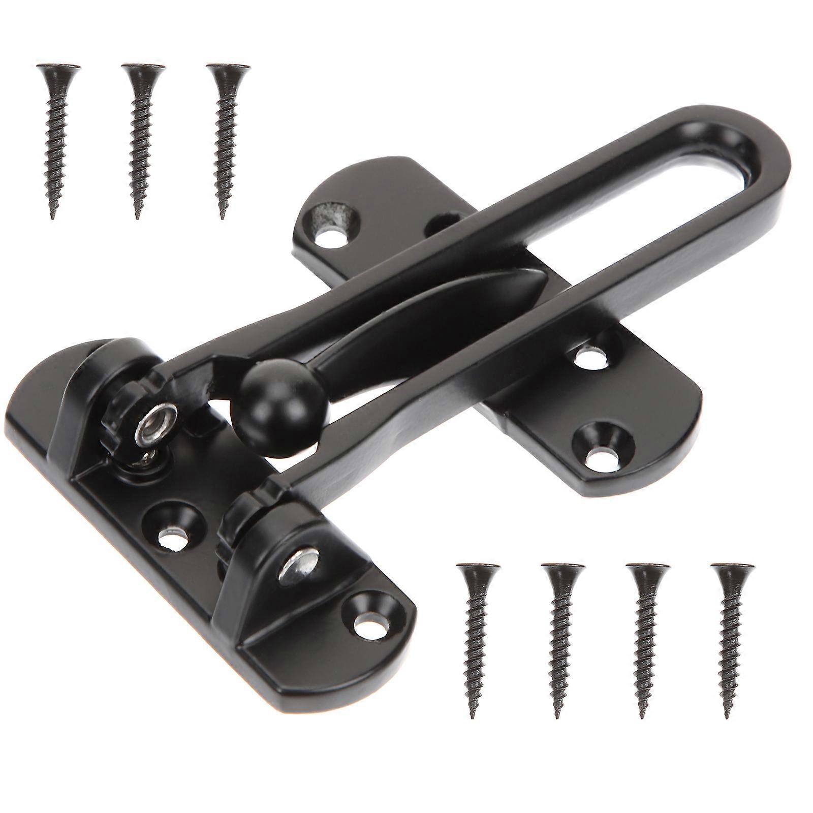 Barn Door Latch Lock Zinc Alloy Swing Door Lock Cabinet Rectangular Durable Construction 1Set
