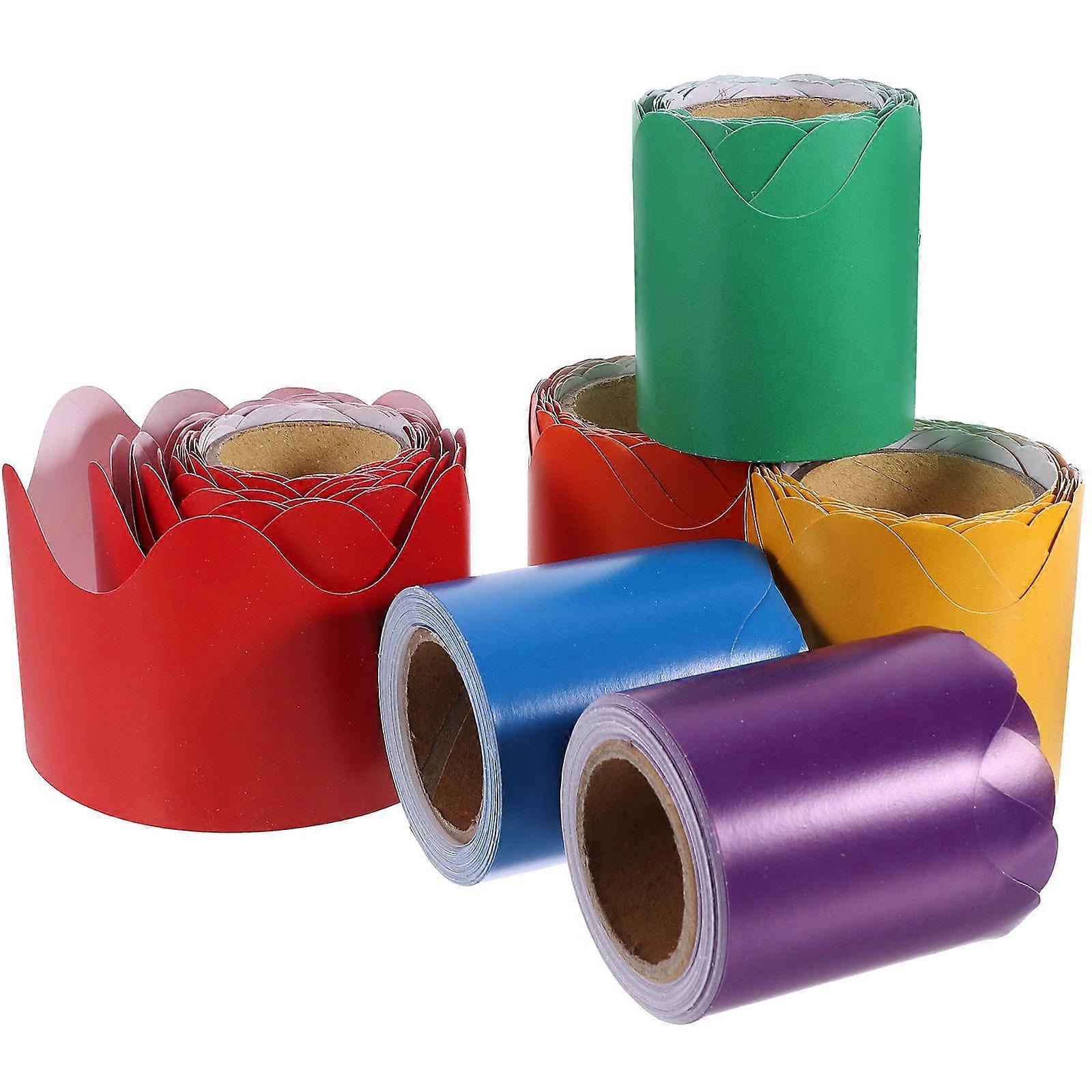 波型黒板ボーダーステッカー教室、オフィスの壁、窓、ドア用の粘着性装飾トリム軽量で貼りやすい