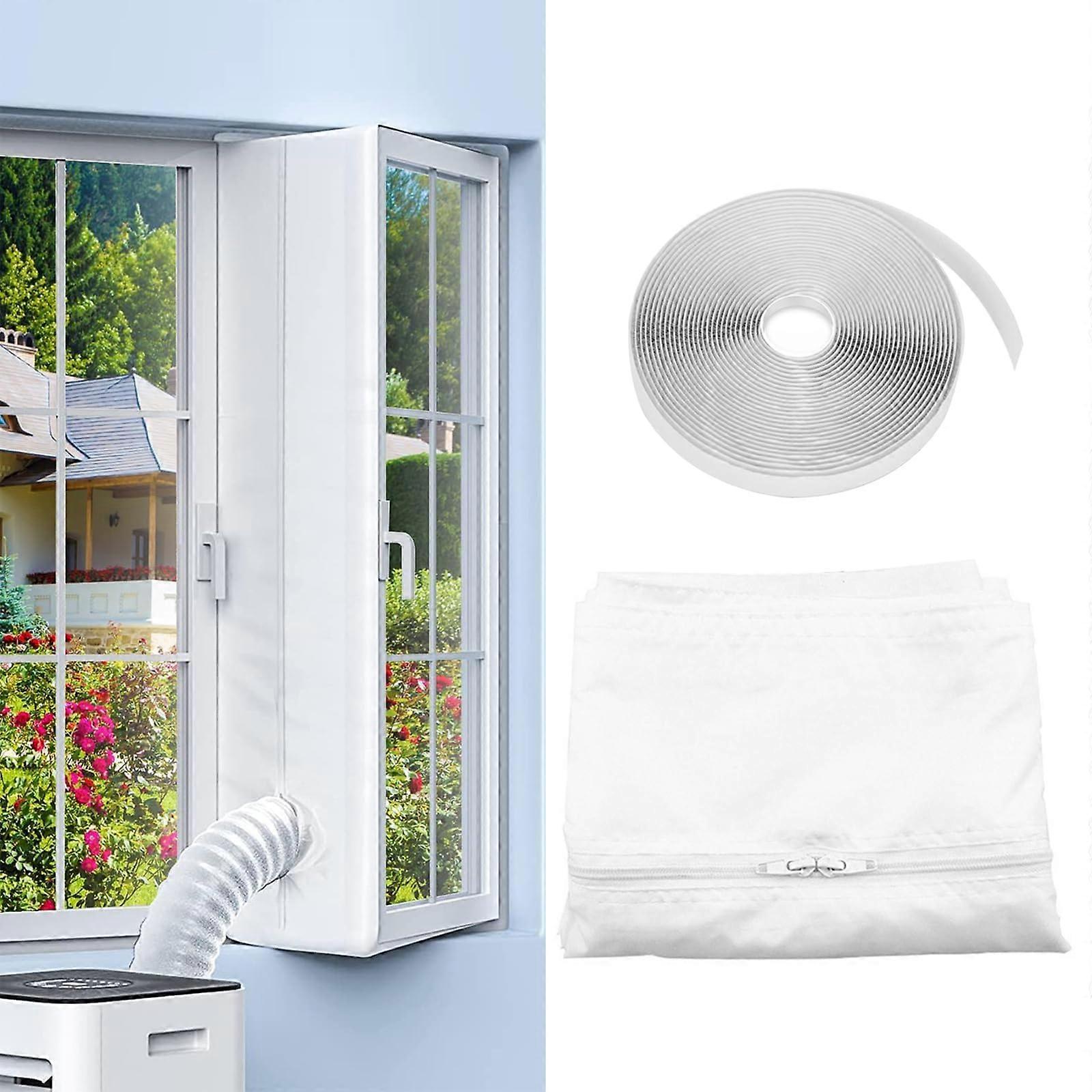 300 cm Window Seal for Air Conditioning Units, Compatible with Mobile ACs, Tumble Dryers, No Drill Installation