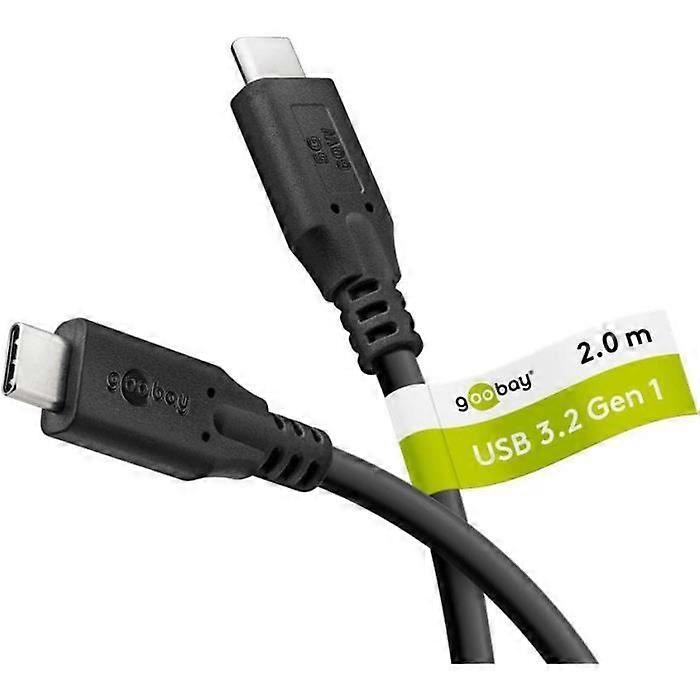 USB-C™ Cable - GOOBAY - 2 m - USB 3.2 - 60 W - Fast Data Transfer