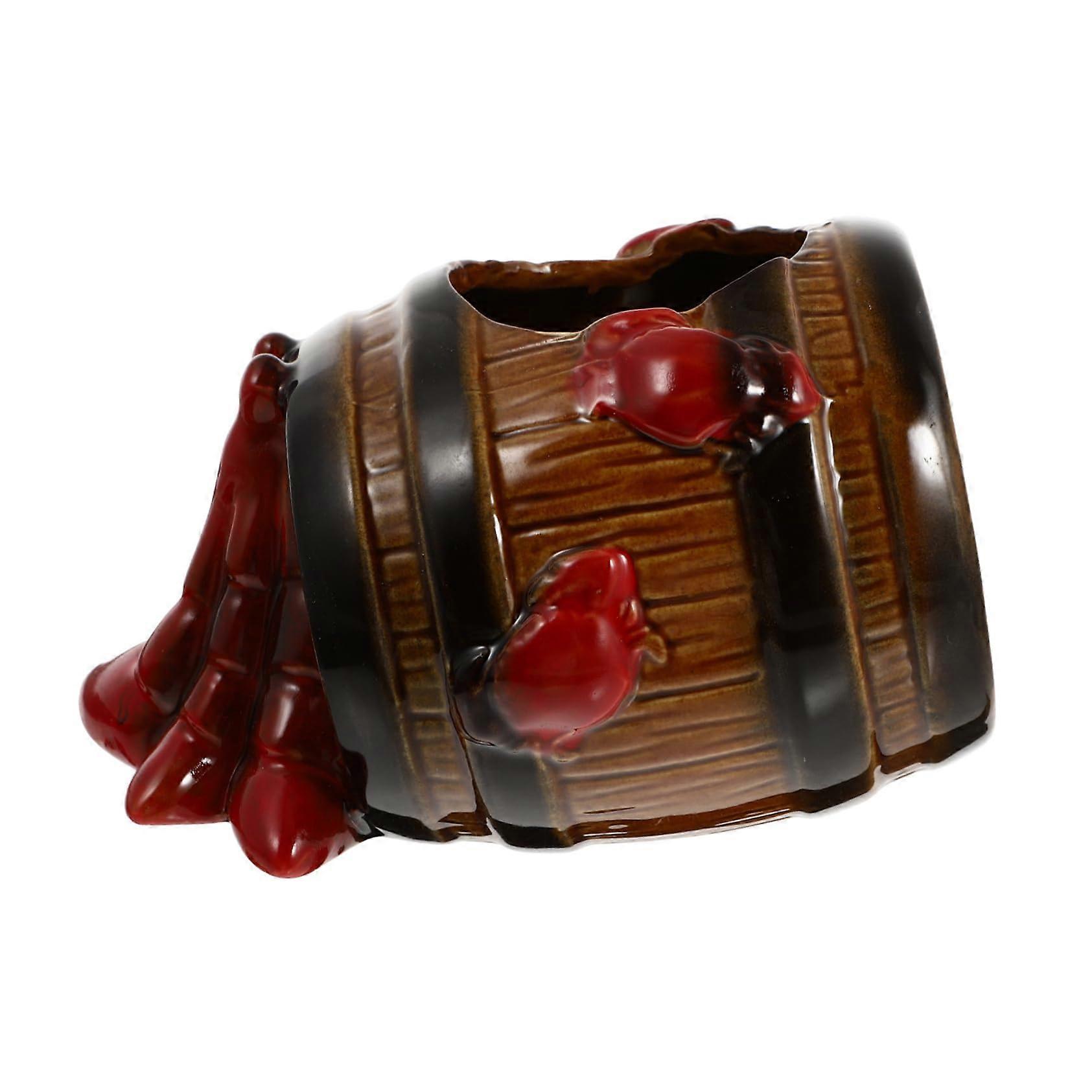 Hermit Crab Cup Delicate Ceramic Wine Cup 10 Oz Unique Design for Home Bar Use and Gift Ideas