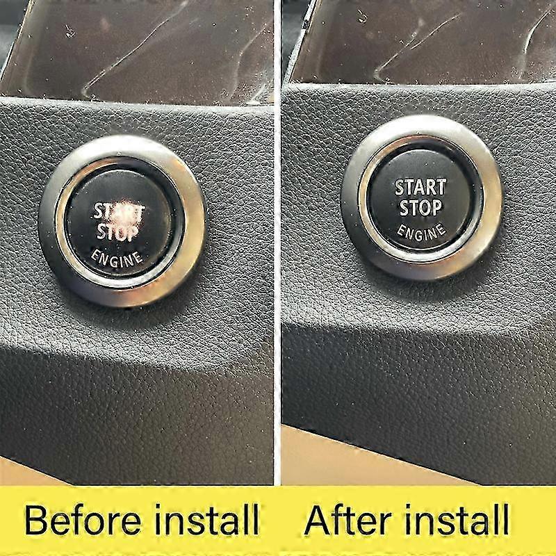Car Engine START Button Replacement Cover and STOP Switch Accessories ...