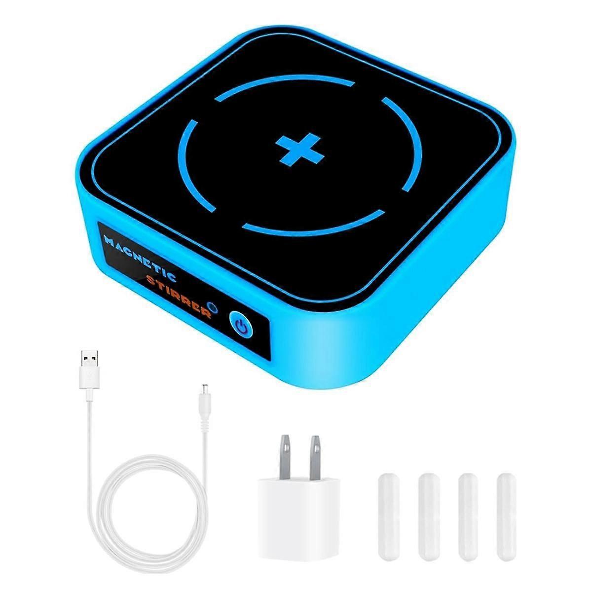 Mini Magnetic Stirrer,3000RPM Magnetic Stir Plate,Mixer Lab Stirrers,2000ml,Brushless DC Motor and 5 Gears Speed US Plug
