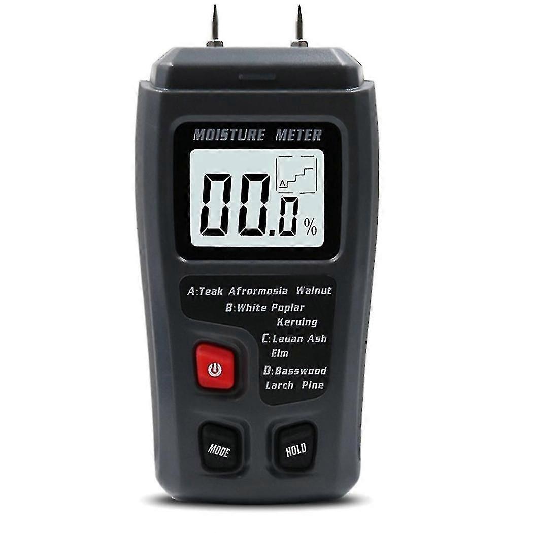 Portable High Precision Wood Moisture Meter Hygrometer Density Digital Electrical Timber Tree Damp