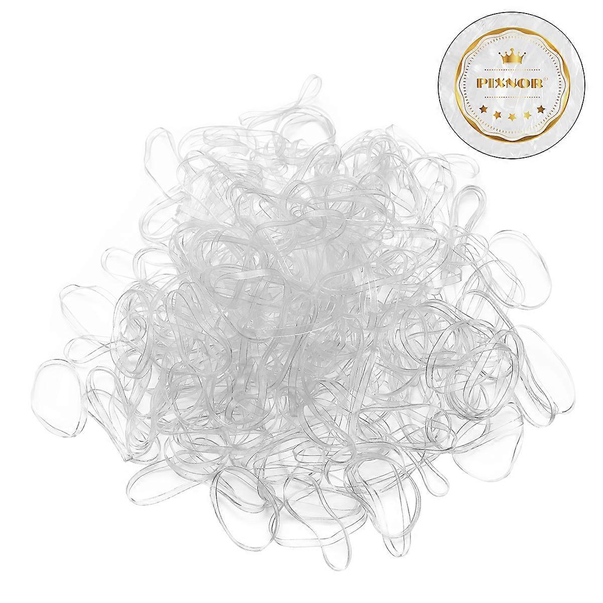 élastiques élastiques élastiques pour petites filles coiffure 1000pcs blanc