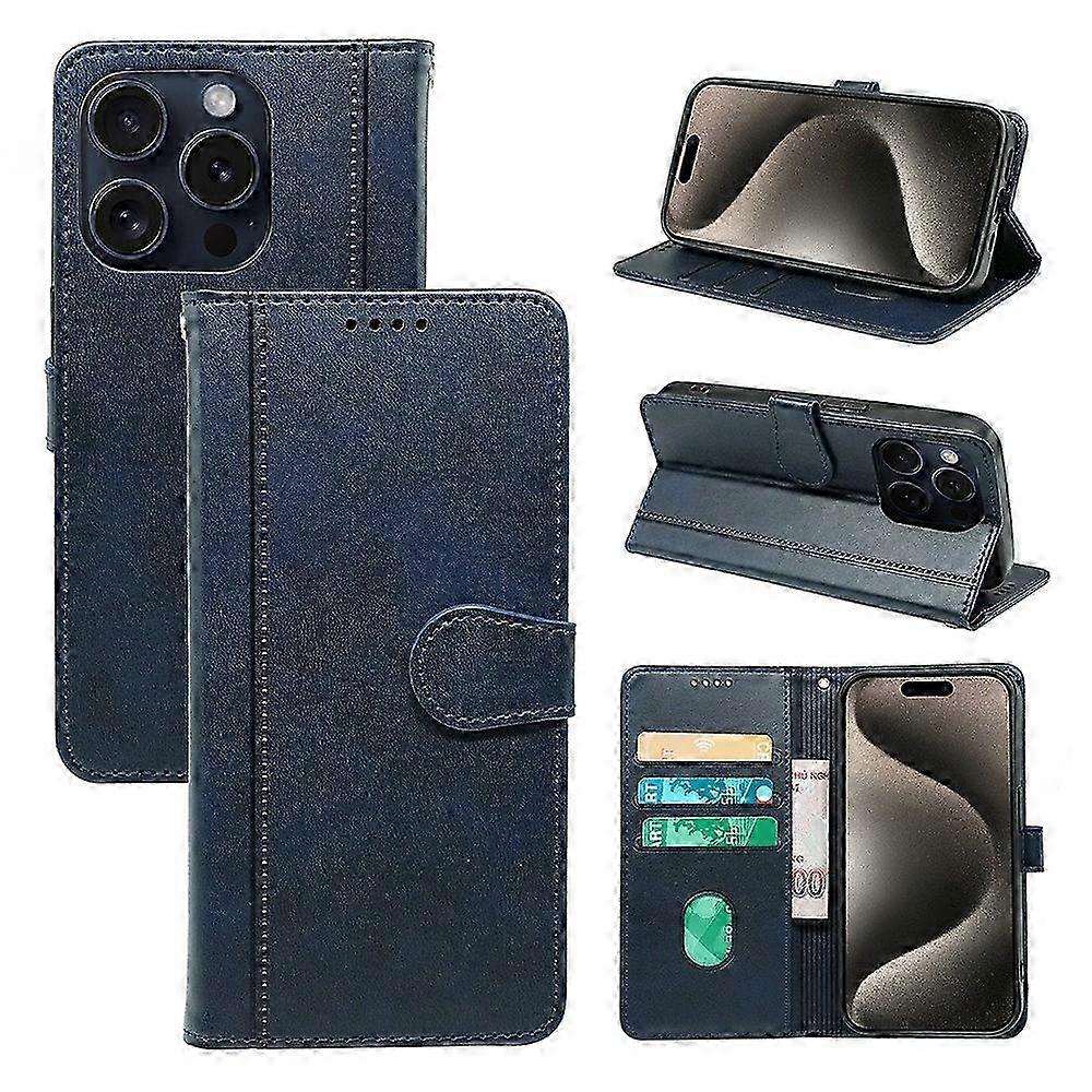 Wallet Case for Compatible Phone with Folding Stand Made of PU Leather
