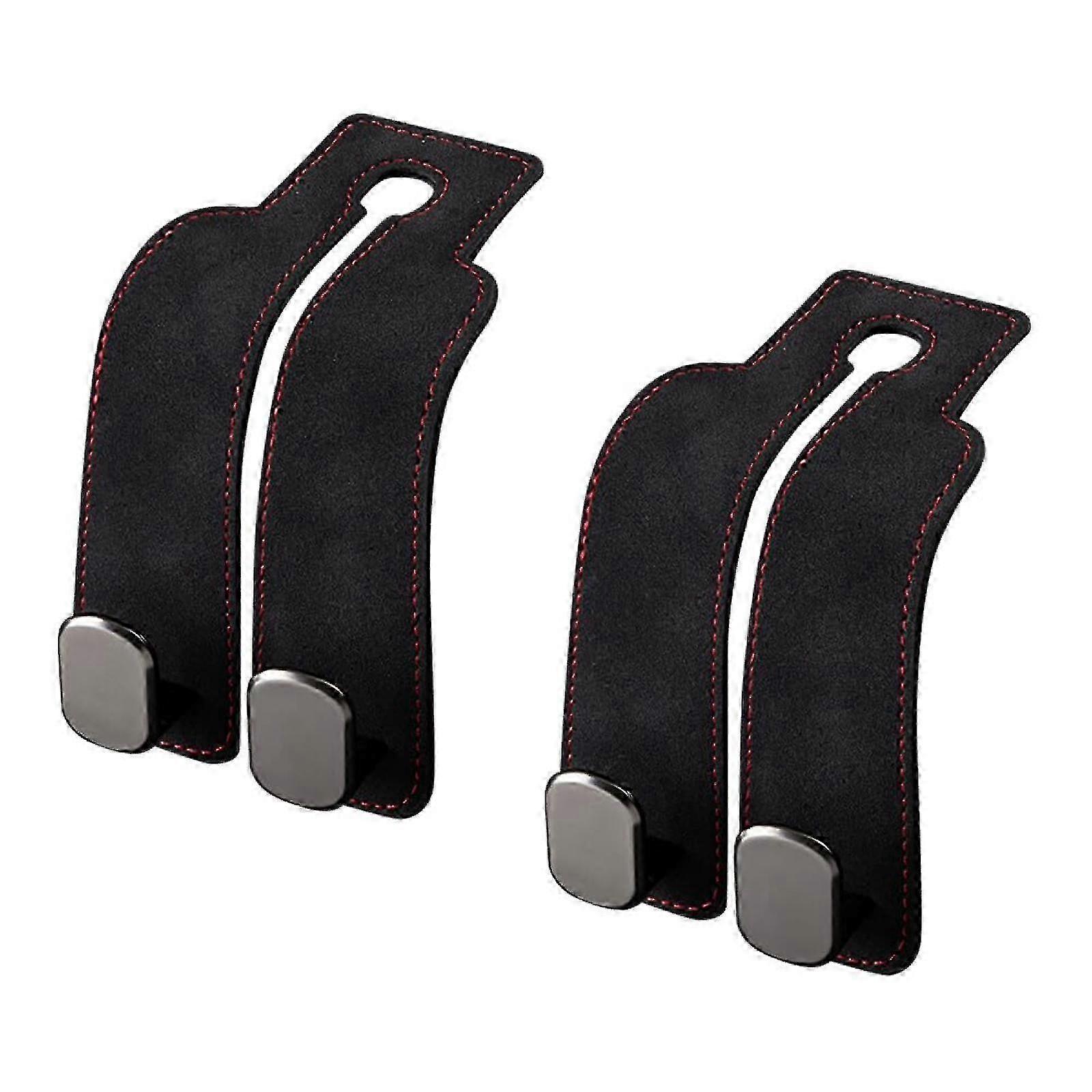 2PCS Car Headrest Hooks, 2 in 1 Seat Hooks for Bag Hanging, Car Hangers for Headrest