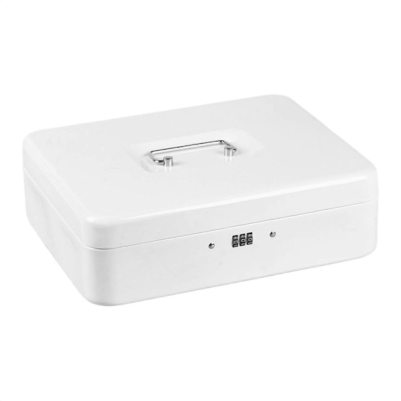 Secure Password Lock, Sturdy Material, Compact, Portable, White