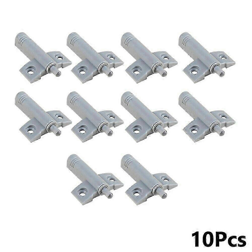 Soft Quiet Close Damper Buffer Set for Kitchen Cabinet Drawer Doors (Grey) - 10 Pcs