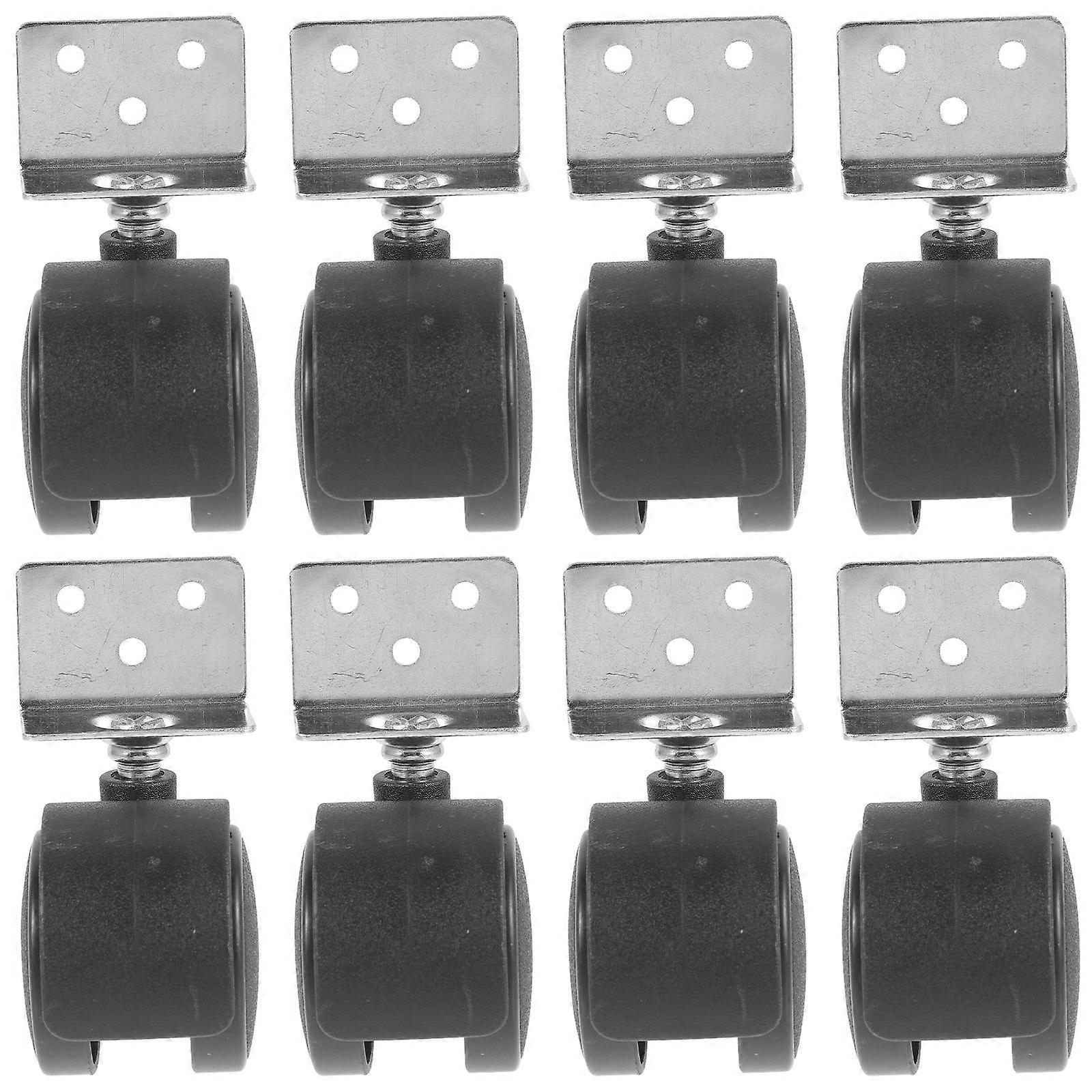 8PCS Heavy Duty Office Chair Wheels Replacement Swivel Casters for Smooth Movement Compatible with Various Rotation Models for Home and Office Use