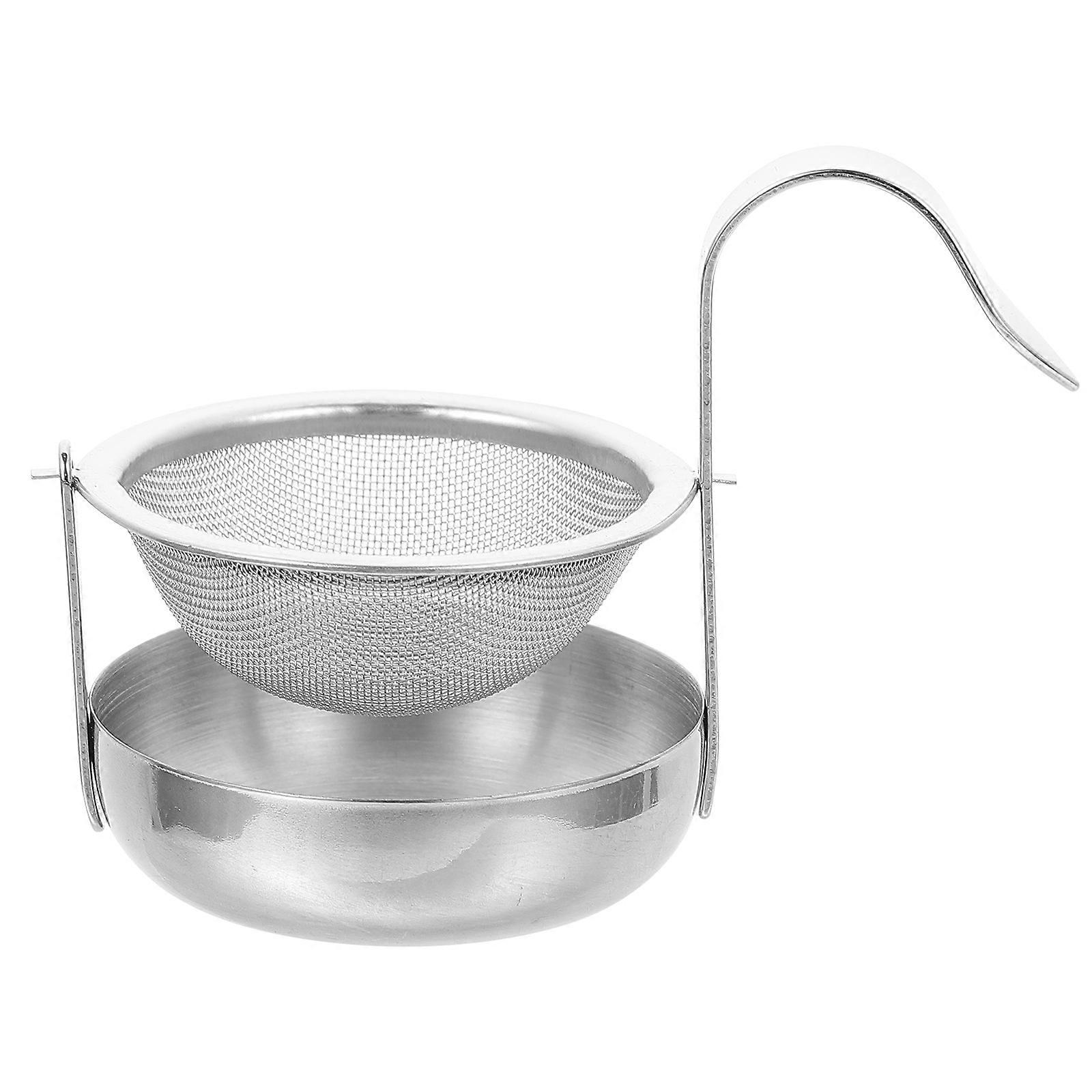 Stainless Steel Loose Tea Infuser with Billed Design and Rotating Steeper for Home or Office Use – Enhanced Experience with Fine Mesh Filter
