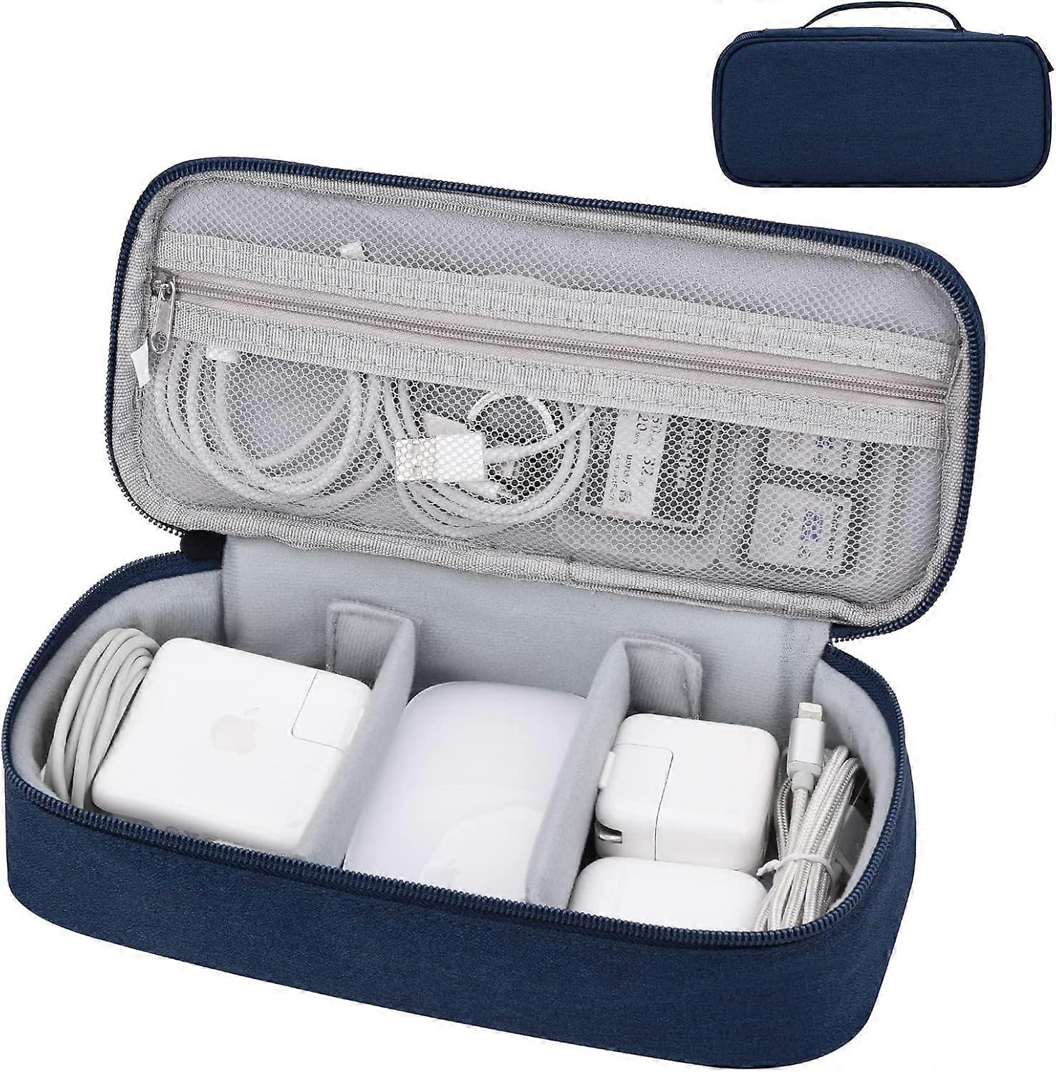 1pcs Electronics Organizer Travel Case, Carrying Pouch Bag