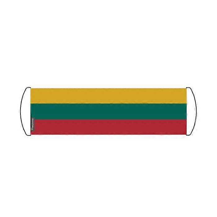 Flag - Multicolored - Lithuania - 17 x 50 cm - Waterproof fabric - Lightweight and durable