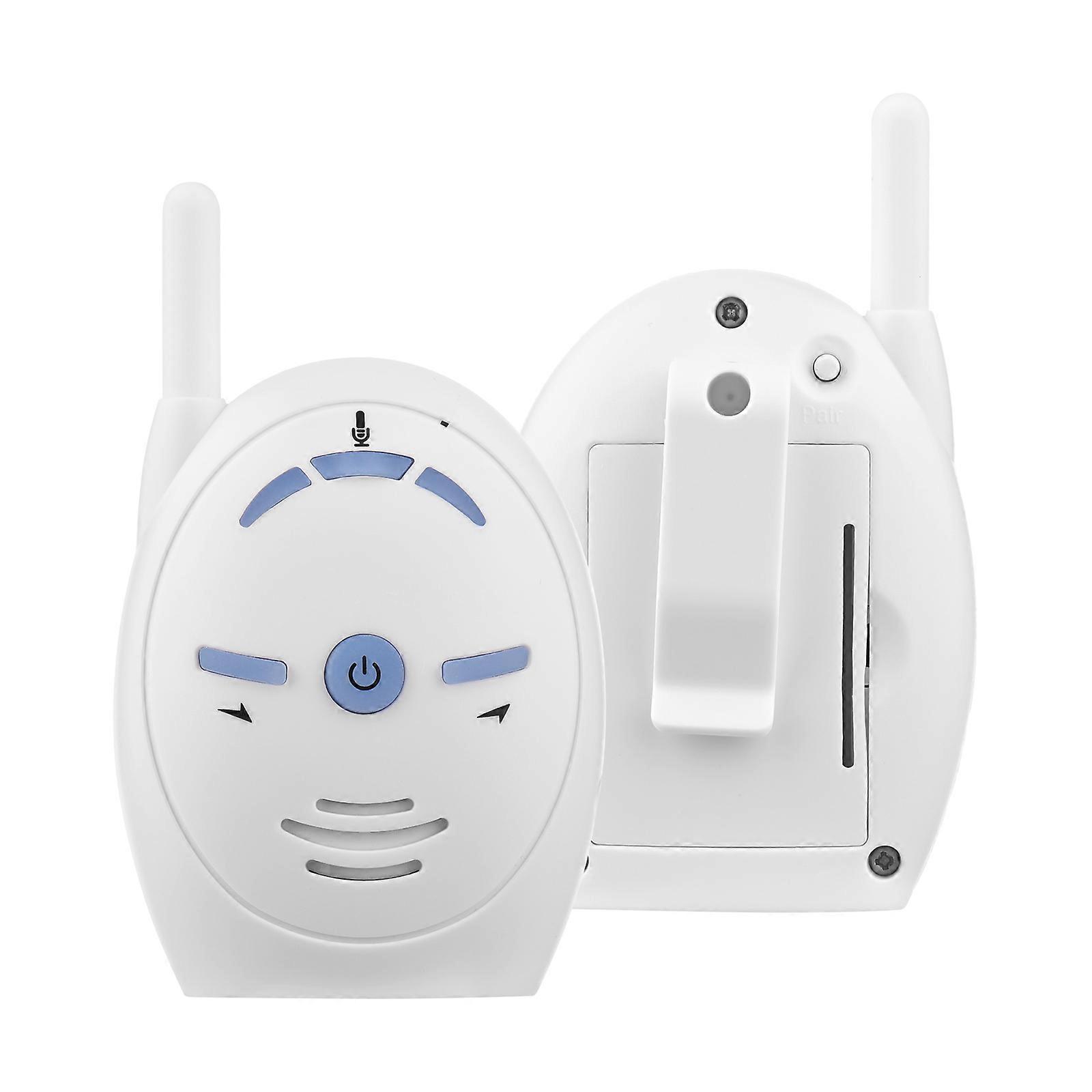 2.4G Wireless Baby Monitor Max. 200M Transmission Range Built-in Microphone Speaker Two-Way Talk o Mnitoring Dual Power Supply Ways