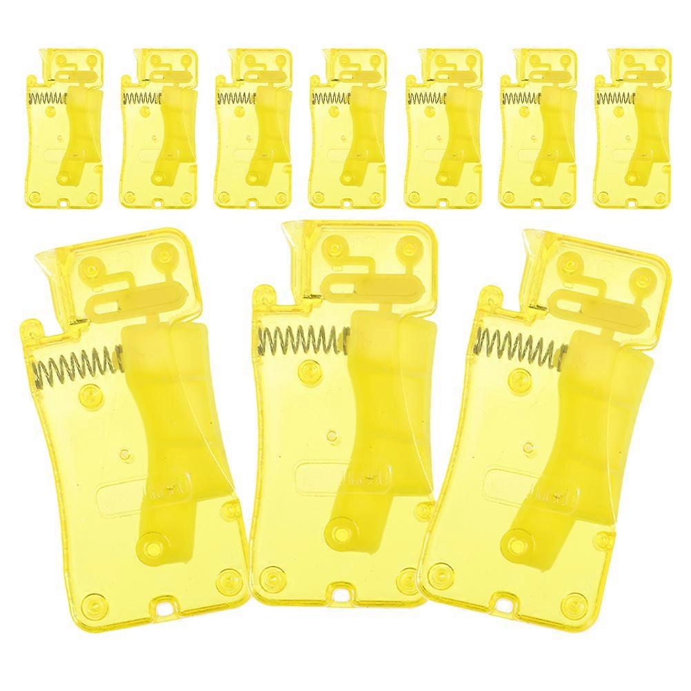 Mini Manual Sewing Machine Needle Threaders Plastic Material For Sewing Supplies 10Pcs