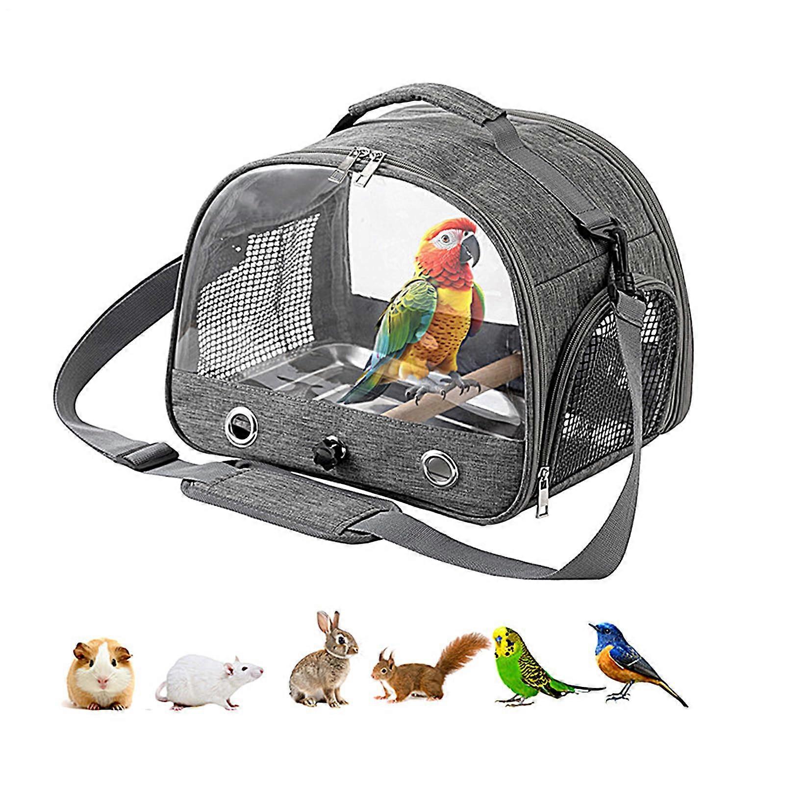 Vogelreiseträger  Lightweight Backpack with Shoulder Strap for Budgies, Parakeets