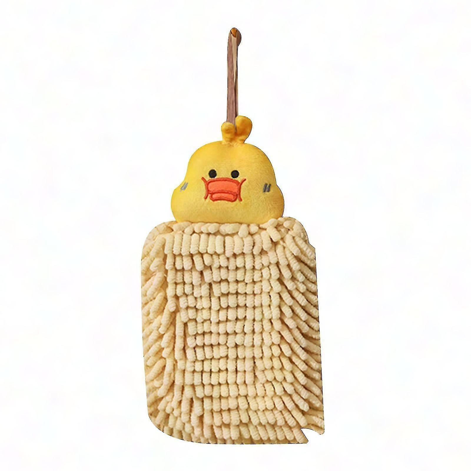 Quick Dry Cartoon Animal Chenille Hand Towel