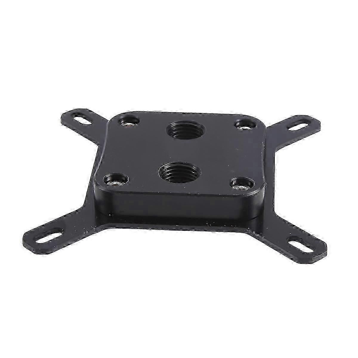 For Computer CPU Water Cooling Head Computer Water Cold Head,Black Bracket Black Cover jn