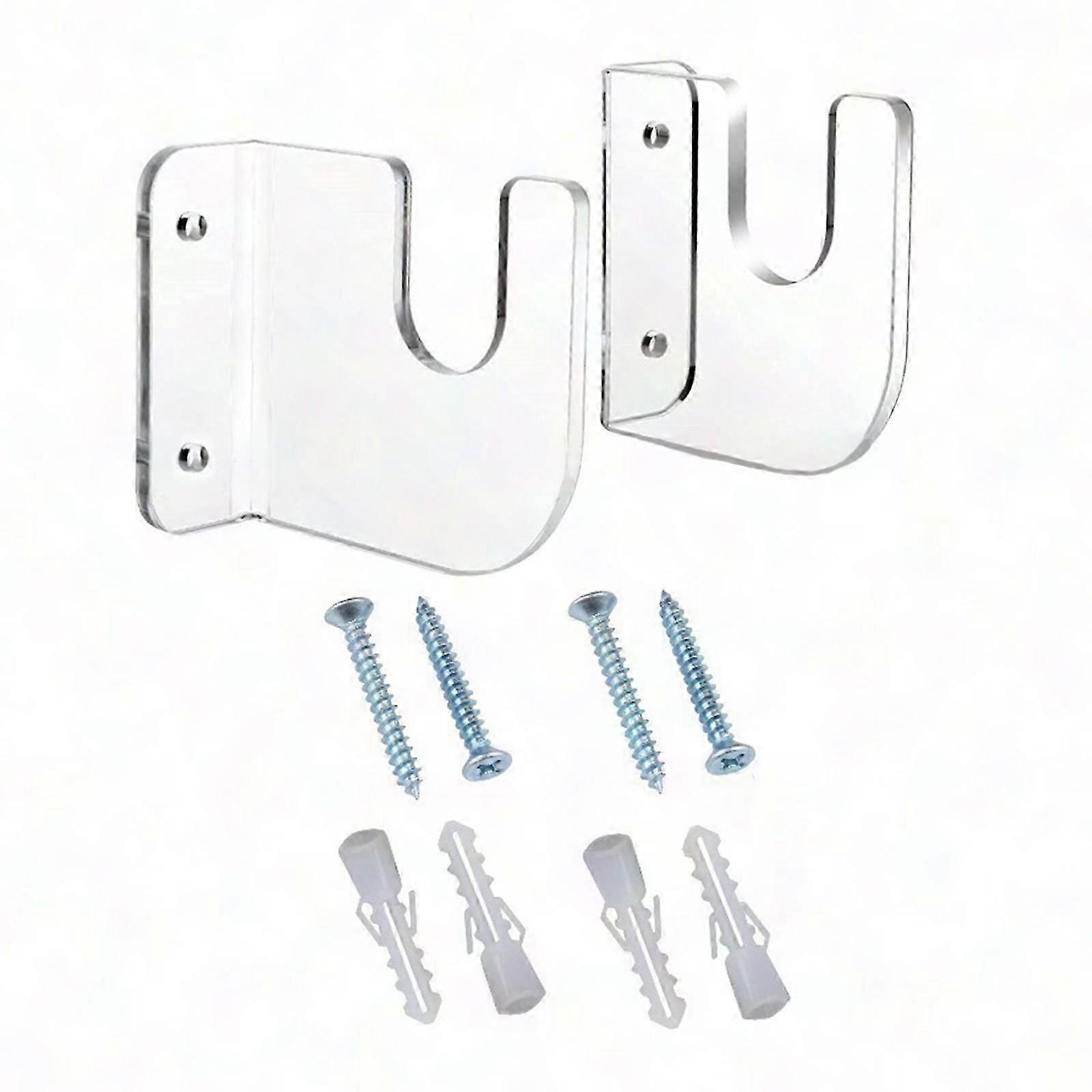 2x Skateboard Wall Hangers Floating Mount