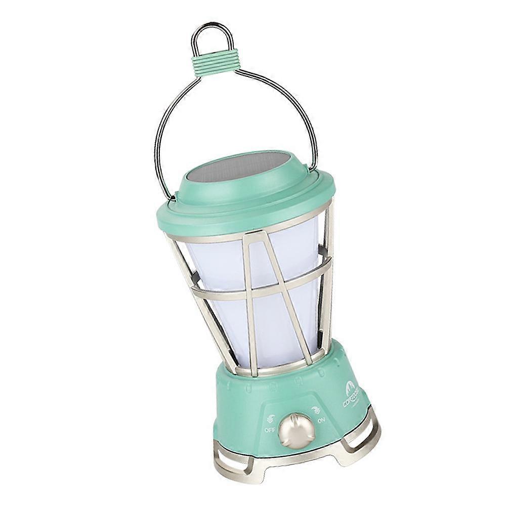 Retro Camping Lantern Solar Powered USB Charging 1Pack
