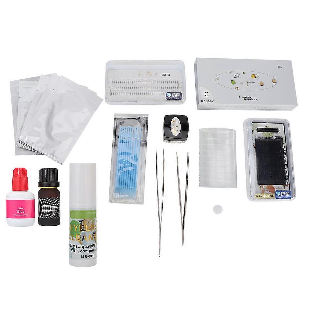 False Eyelashes Grafting Suit False Eyelashes Extension Tool Kit Set for Beginner