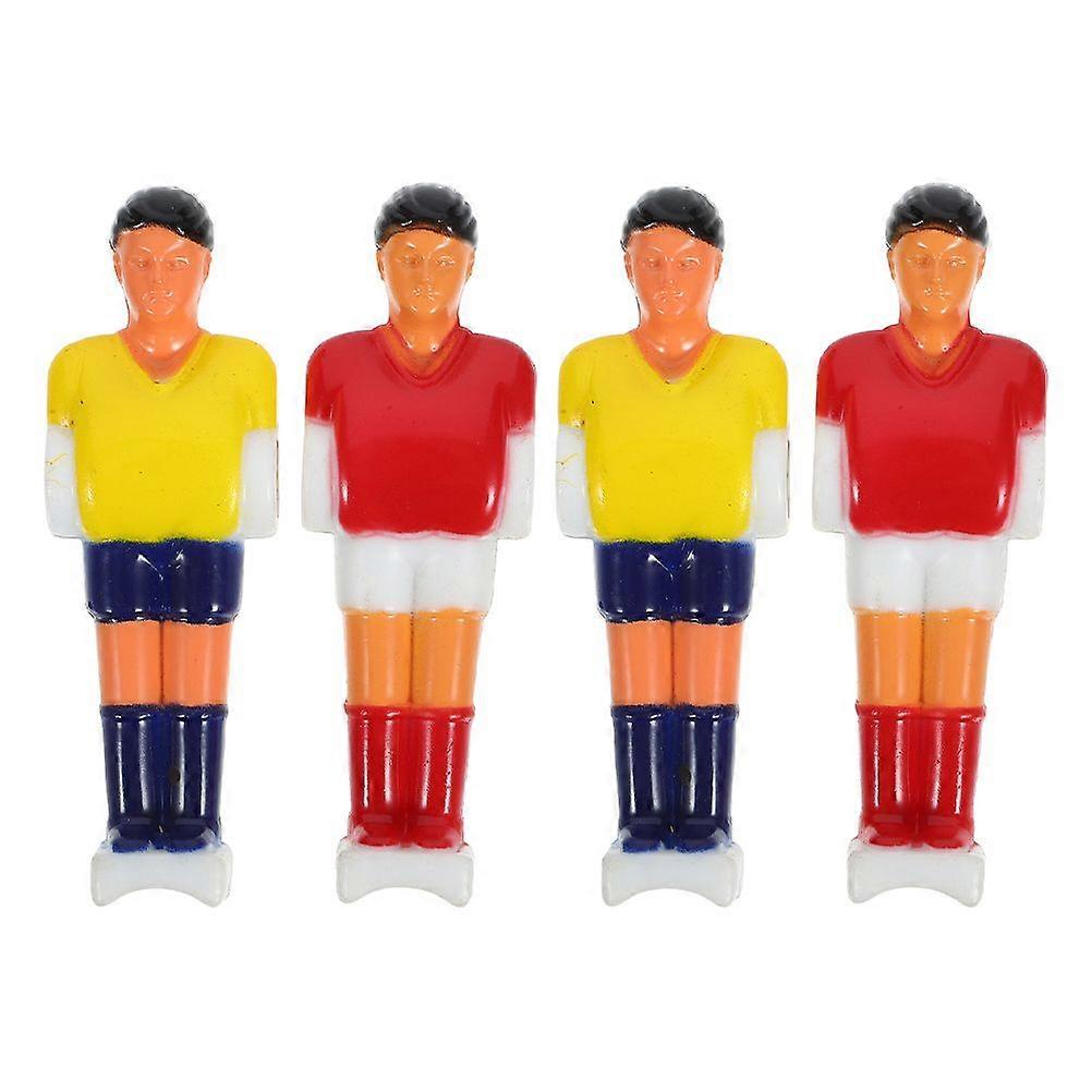 4pcs Foosball Machine Figures Table Football Figures Foosball Machine Accessories Soccer Player Statue