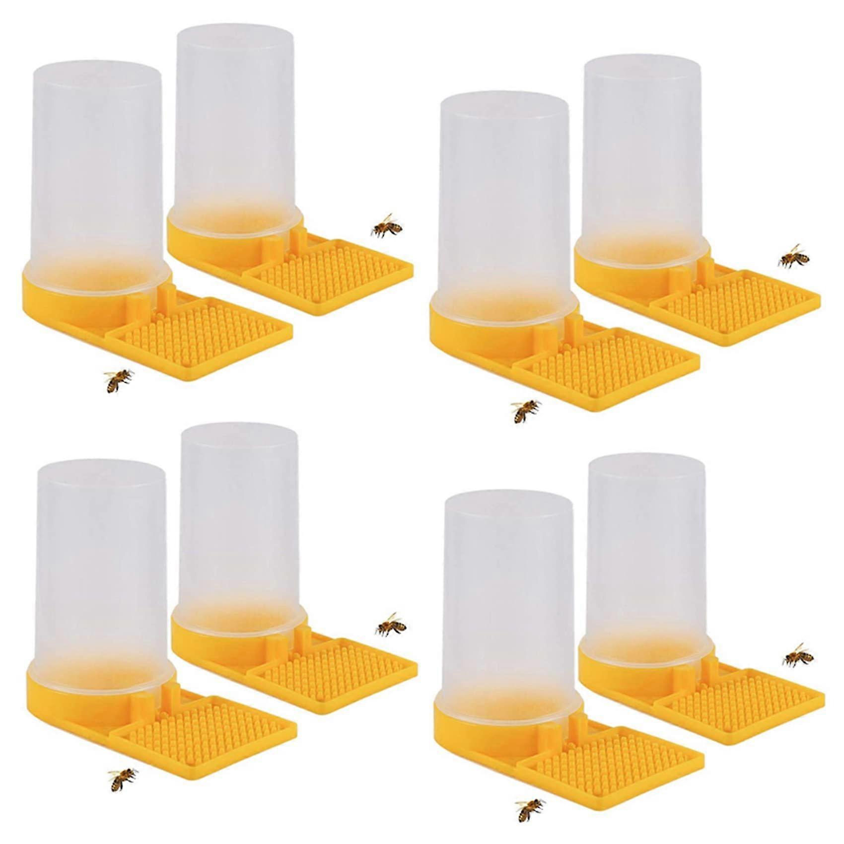 Pack of 8 Beehive Beekeeping Water Honey Beehive Entrance Feed Automatic Bees Drinking Beekeeping Equipment