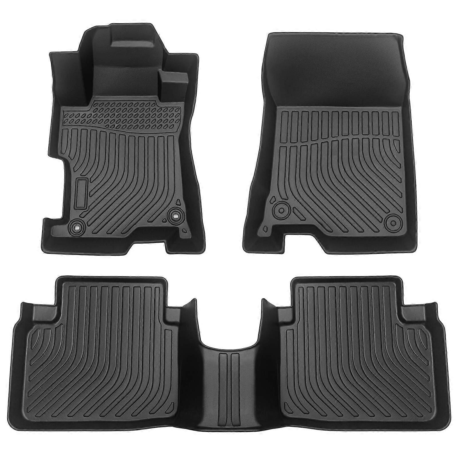Car Floor Mats for 2008-2012 Honda AccordAll-Weather TPE Rubber Floor Mats NO.8697