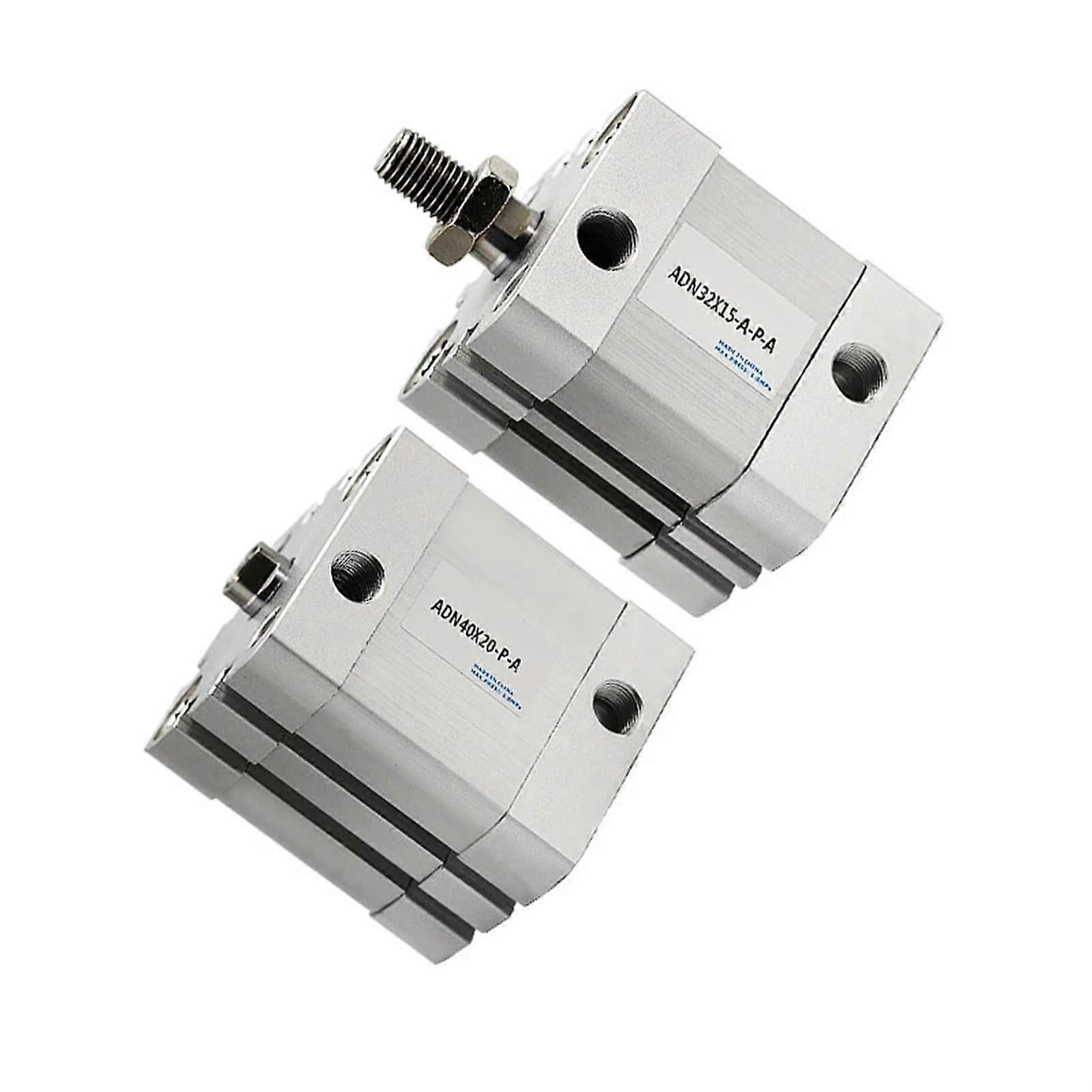 ADN Pneumatic Cylinder Compact Pneumatic Cylinder with Square ADN32/40X60/70/80/90/100APA 1pc(ADN32X90PA)