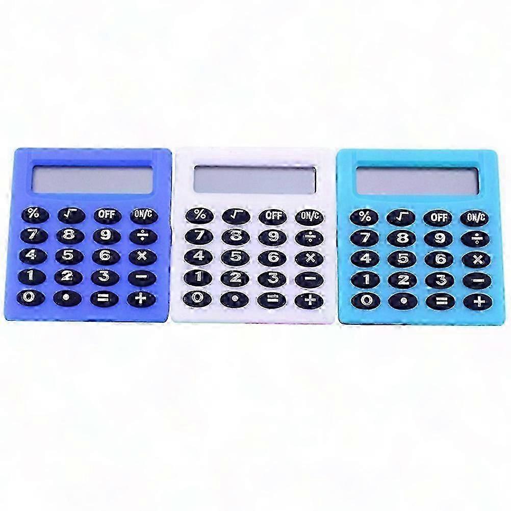 3 Pcs Mini Student Calculator Portable Learning Counting Tool