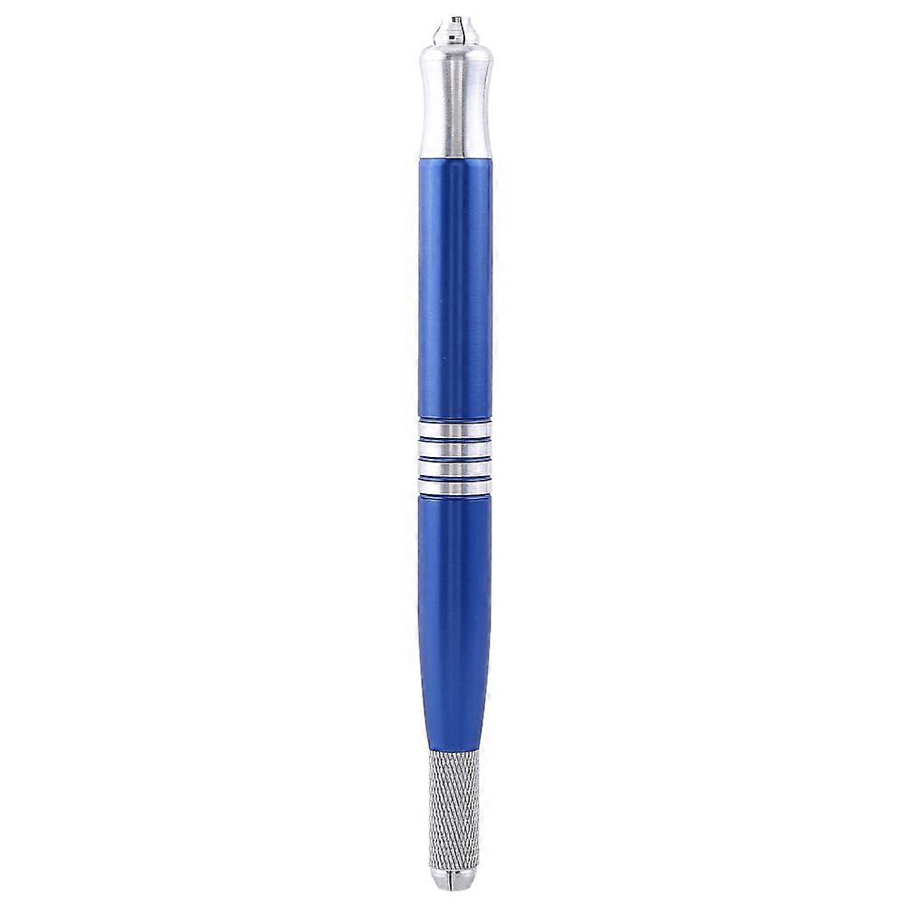 Eyebrow Tattoo Round Microblading Blade Pen Multi Function Permanent Makeup Beauty Tool Blue
