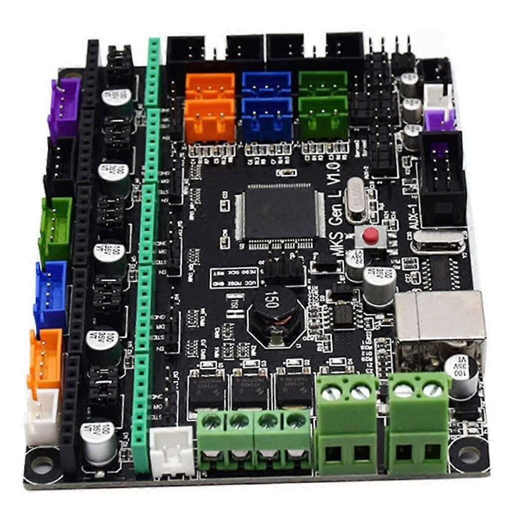 3D Printer Control Board Gen-L v1.0 32Bit Motherboard Compatible with USB Cable for 3D Printing Projects