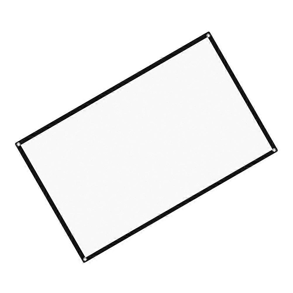 High Definition Movie Screen for Classroom and Outdoor Use – Lightweight, Easy Installation with Hooks