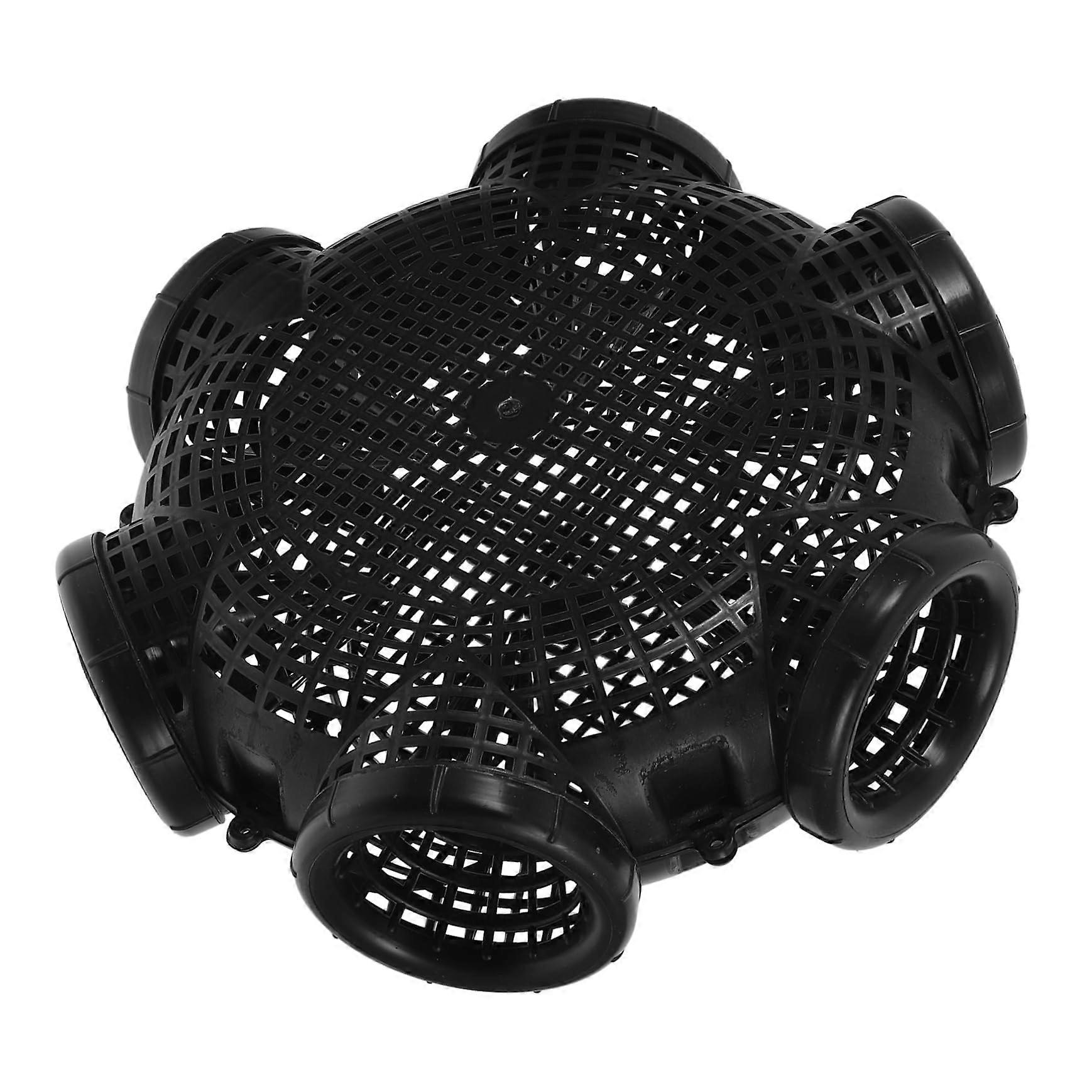 Fish trap bait container for eel and shrimp, portable fishing aid with permeable design