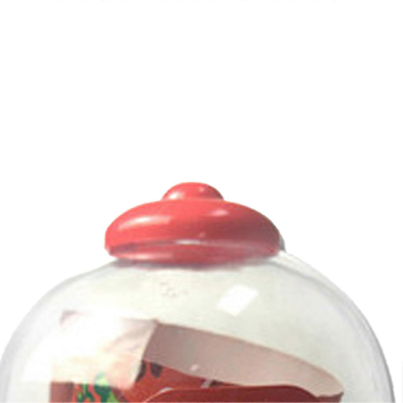 Kids Vending Machine Toy Multi Function Retro Design Durable Plastic Kids Gumball Machine for Family Games Interaction Red