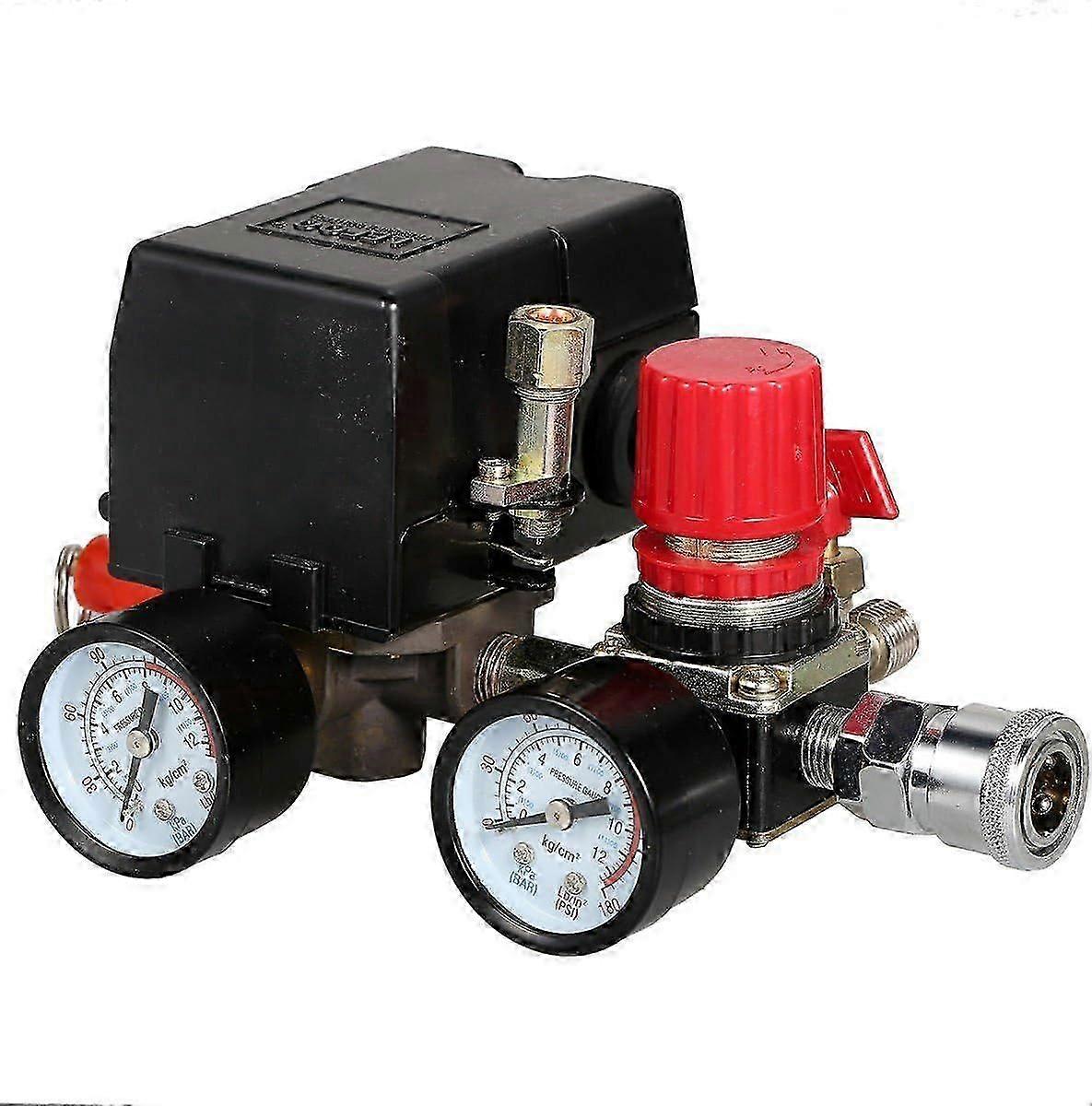 Pressure Switch Manifold Regulator Gauges Air Compressor Pressure Switch Control