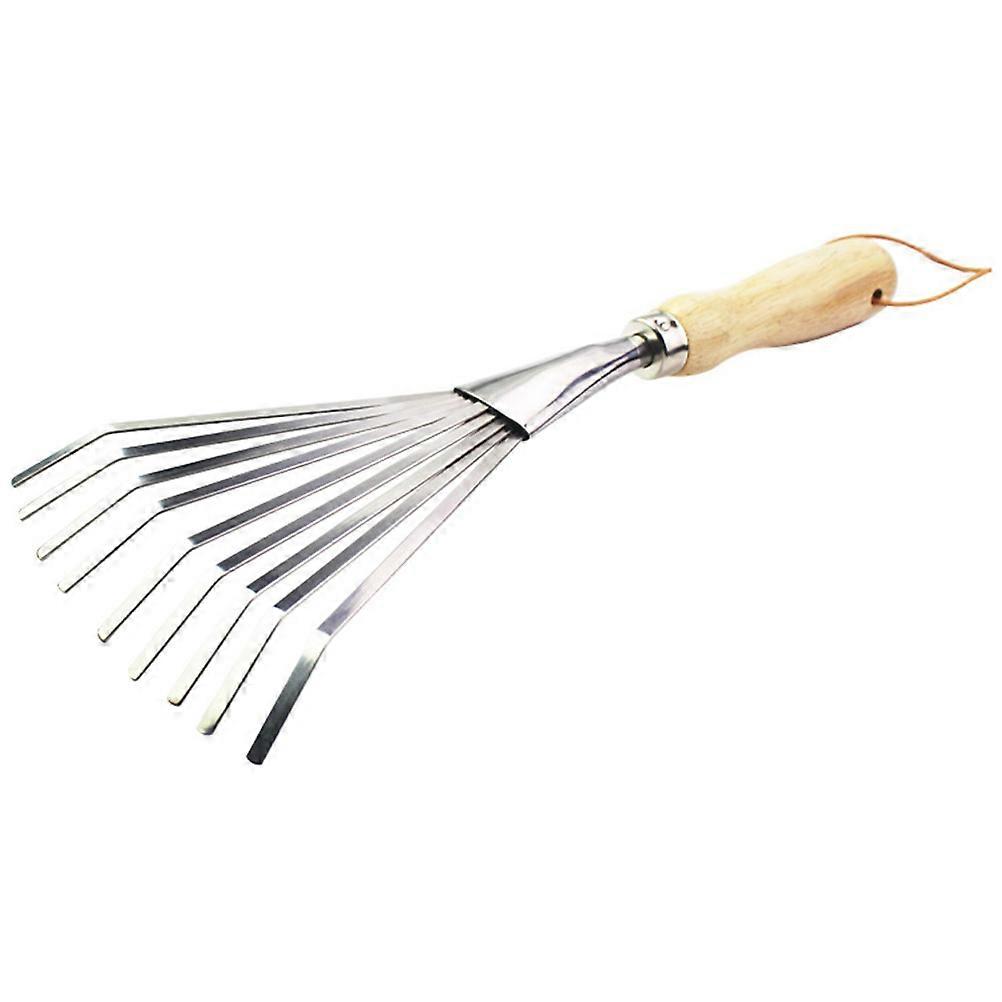 Portable Garden Hand Rake for Weeding and with Lightweight Synthetic Material