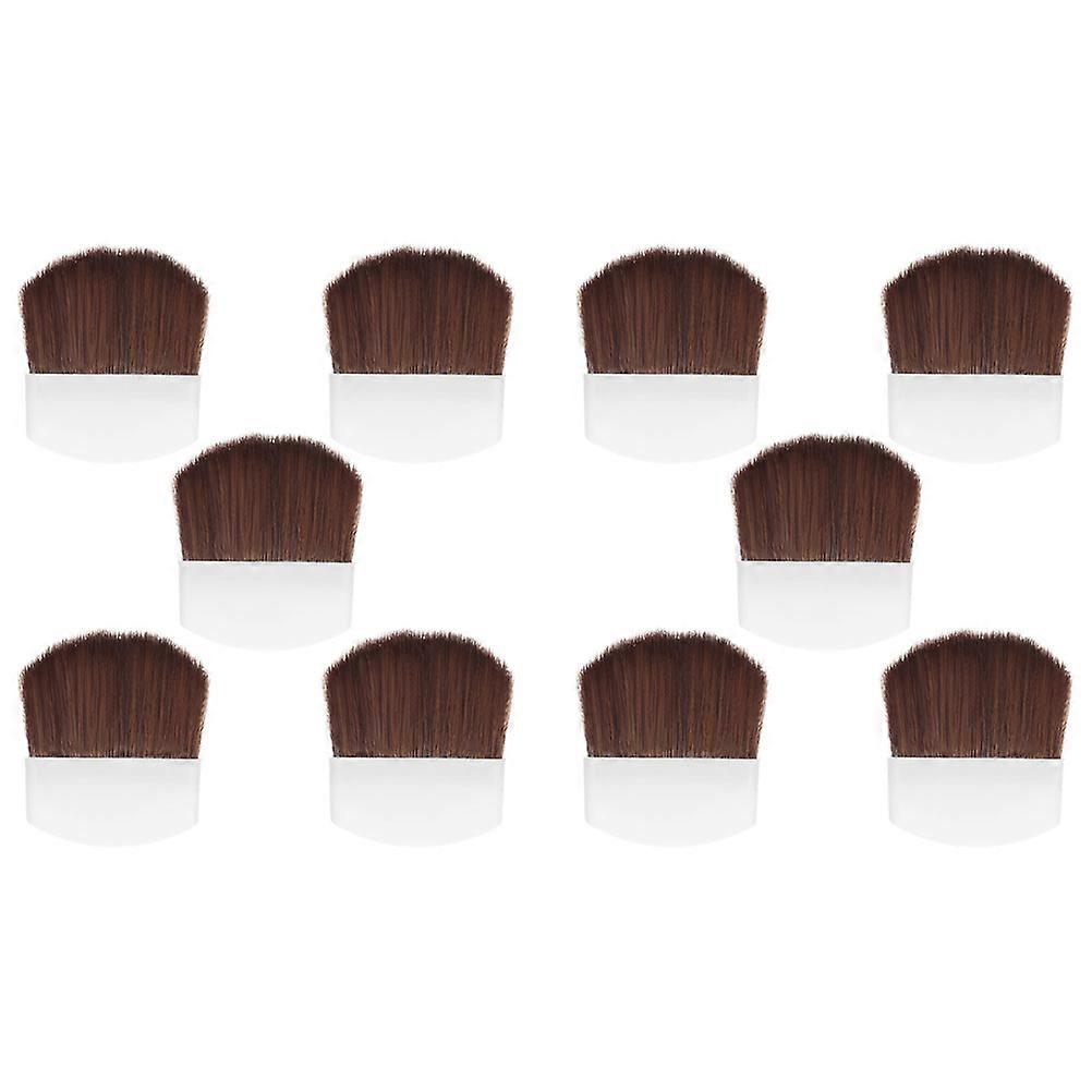 Watercolor Paintbrushes with Synthetic Material and Comfortable Wood Handle for Painting Use White