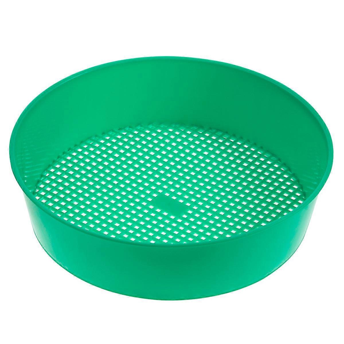 Portable Garden Sieve Plastic Sifter for Compost Soil Stone Mesh 1 Set Gardening Tool