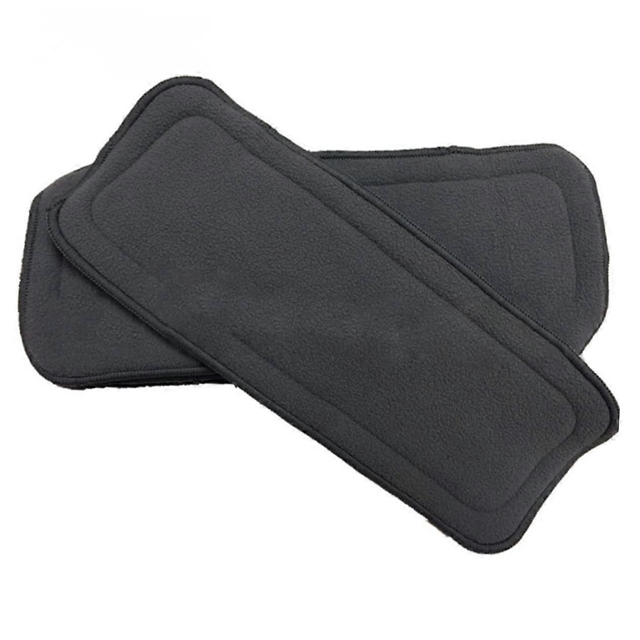10 Washable Layered Bamboo Fiber Inserts for Cloth Diapers for Longevity