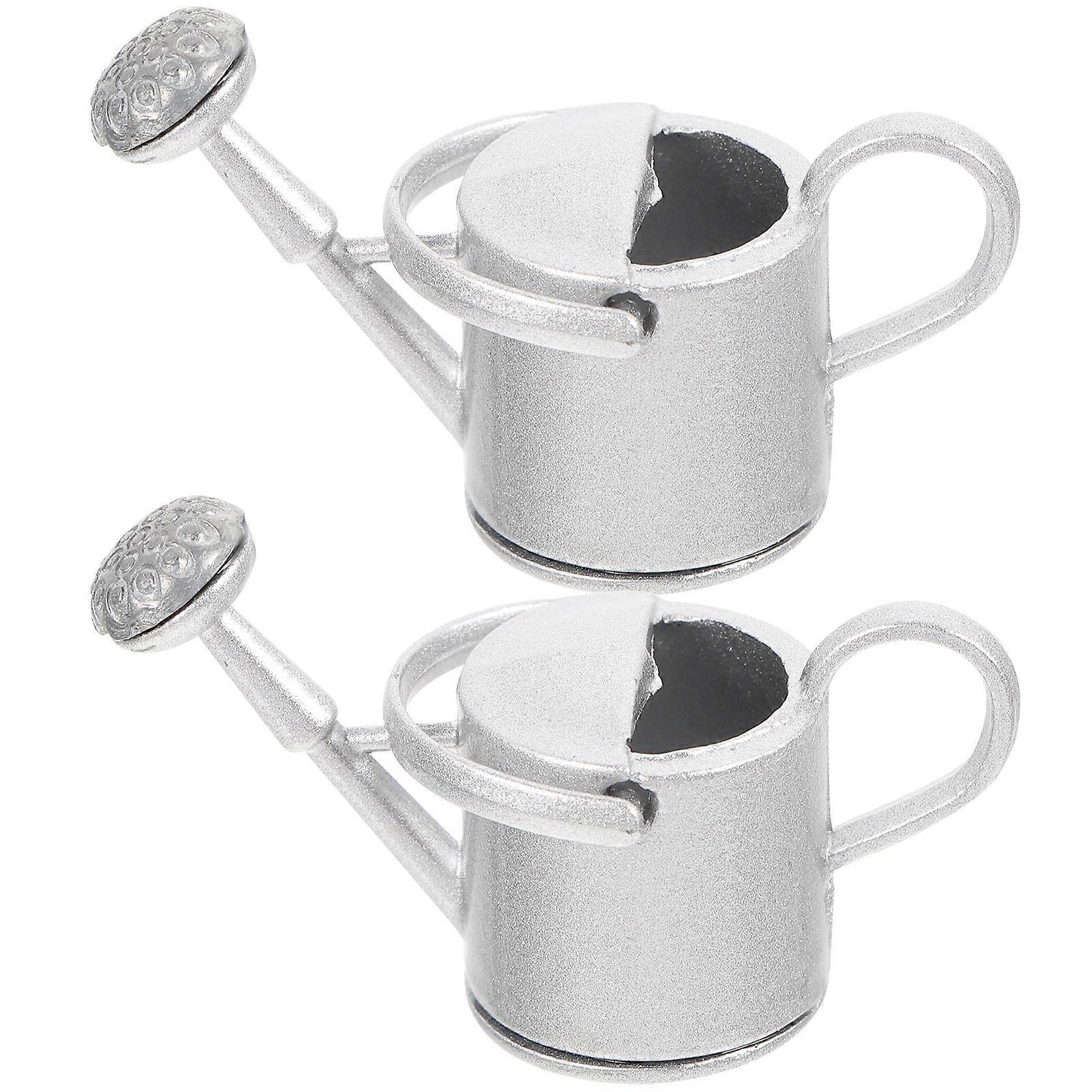 Tiny Watering Can Model For Doll House Accessories Suitable For Children And Perfect As A Unique Decoration 2Pcs
